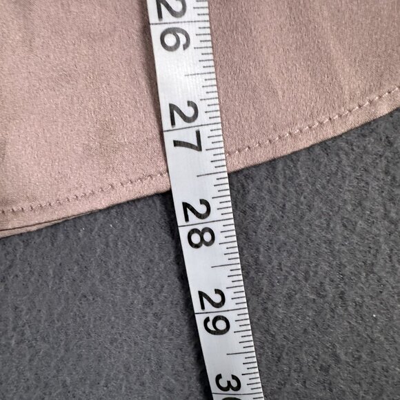 Abercrombie & Fitch Shirt Womens Small Satin Oversized Button Up Long Sleeve - Picture 10 of 10